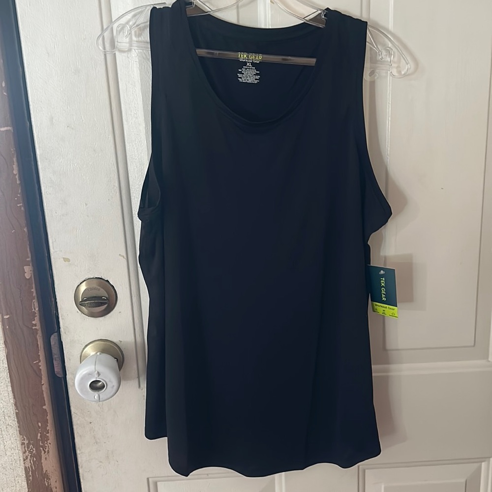 TEK GEAR WOMEN’S WORKOUT TANK: BLACK: NWT: SZ XL